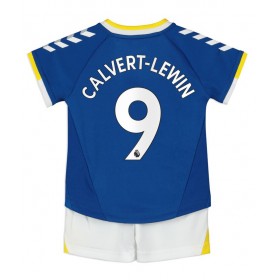 Everton Dominic Calvert-Lewin 9 Kinder Heim Trikotsatz 2021-2022 Kurzarm (+ Kurze Hosen)